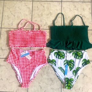 Two Cupshe swimsuits